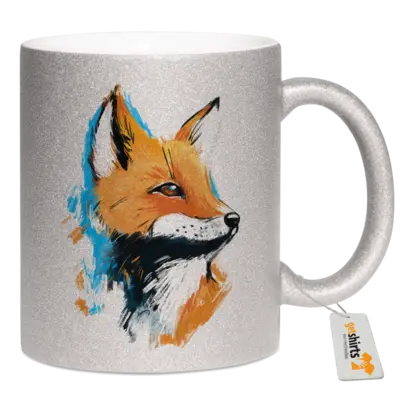Motiv: Tasse Sparkle - Fuchs Pop-Art 