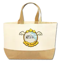 Motiv: Jute Base Canvas Bag XL - Zebrasus-Beruf-Pilot 