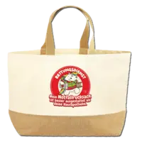 Motiv: Jute Base Canvas Bag XL - Pummeleinhorn-Beruf-Rettungsdienst 