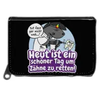 Motiv: Geldboerse - Grummeleinhorn - Beruf - Zahnarzt 
