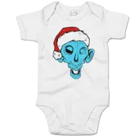 Motiv: Baby Body Organic - Blue Zombie Santa 