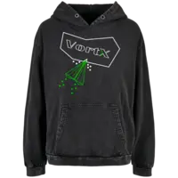 Motiv: Ladies Acid Washed Oversize Hoodie - VortX - Crash 