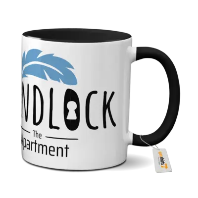 Motiv: Tasse farbig - Logo Black 