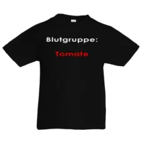Motiv: Kids T-Shirt Premium FAIR WEAR - Blutgruppe Tomate 