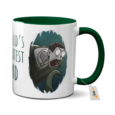 Motiv: Tasse farbig - World's Greatest Dad 