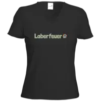 Motiv: T-Shirt Damen V-Neck Classic - Laberfeuer Logo 