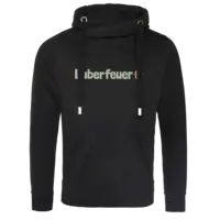 Motiv: Cross Neck Hoodie - Laberfeuer Logo 