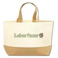 Motiv: Jute Base Canvas Bag XL - Laberfeuer Logo 