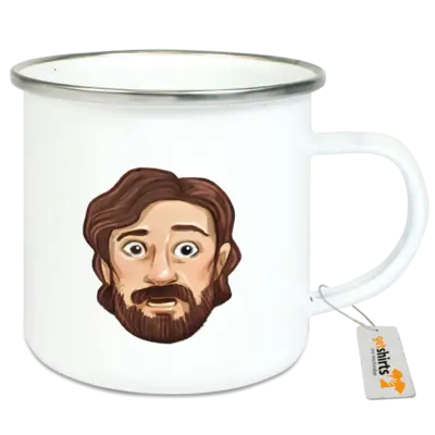 Motiv: Emaille-Tasse - Dieter staunt Ghostsitter  