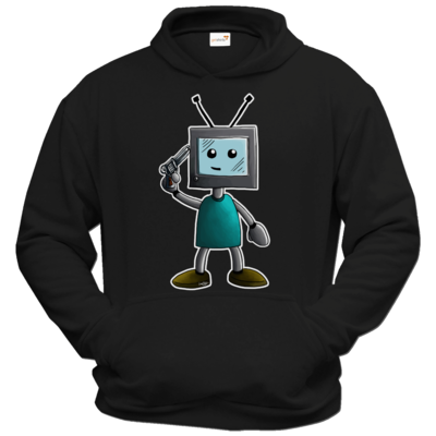 Motiv: Hoodie Classic - TV Man - bestimme auf Wunsch Details wie Produkt, Grösse, Farbe und Position selbst ! Motiv: Hoodie Classic - TV Man