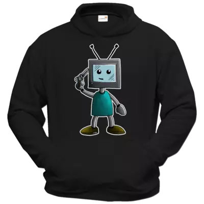 Motiv: Hoodie Classic - TV Man - bestimme auf Wunsch Details wie Produkt, Grösse, Farbe und Position selbst ! Motiv: Hoodie Classic - TV Man