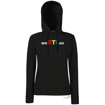 Motiv: Lady Hoodie Classic - weRTLos - bestimme auf Wunsch Details wie Produkt, Grösse, Farbe und Position selbst ! Motiv: Lady Hoodie Classic - weRTLos