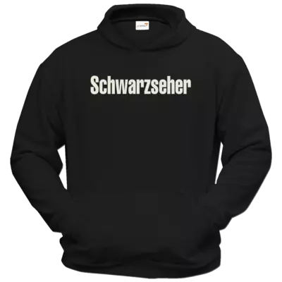 Motiv: Hoodie Classic - Schwarzseher - bestimme auf Wunsch Details wie Produkt, Grösse, Farbe und Position selbst ! Motiv: Hoodie Classic - Schwarzseher