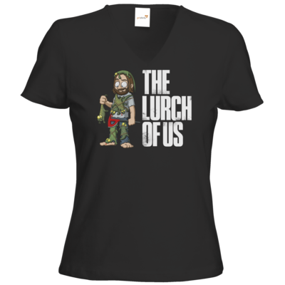 Motiv: T-Shirt Damen V-Neck Classic - The Lurch of us - bestimme auf Wunsch Details wie Produkt, Grösse, Farbe und Position selbst ! Motiv: T-Shirt Damen V-Neck Classic - The Lurch of us