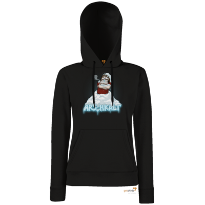 Motiv: Lady Hoodie Classic - Arschkalt - bestimme auf Wunsch Details wie Produkt, Grösse, Farbe und Position selbst ! Motiv: Lady Hoodie Classic - Arschkalt
