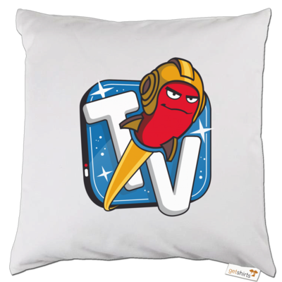 Motiv: Kissen - Senderlogo - bestimme auf Wunsch Details wie Produkt, Grösse, Farbe und Position selbst ! Motiv: Kissen - Senderlogo