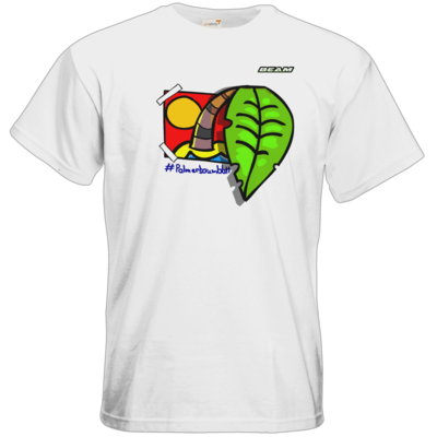 Motiv: T-Shirt Premium FAIR WEAR - Palmenbaumblatt - bestimme auf Wunsch Details wie Produkt, Grösse, Farbe und Position selbst ! Motiv: T-Shirt Premium FAIR WEAR - Palmenbaumblatt