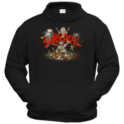 Motiv: Hoodie Classic - Survival - bestimme auf Wunsch Details wie Produkt, Grösse, Farbe und Position selbst ! Motiv: Hoodie Classic - Survival