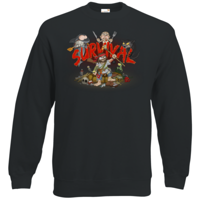 Motiv: Sweatshirt Classic - Survival - bestimme auf Wunsch Details wie Produkt, Grösse, Farbe und Position selbst ! Motiv: Sweatshirt Classic - Survival