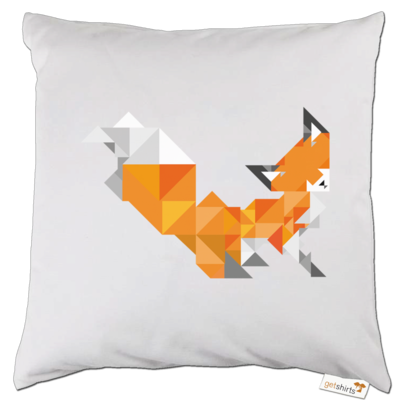 Motiv: Kissen - Foxy Triangle - bestimme auf Wunsch Details wie Produkt, Grösse, Farbe und Position selbst ! Motiv: Kissen - Foxy Triangle