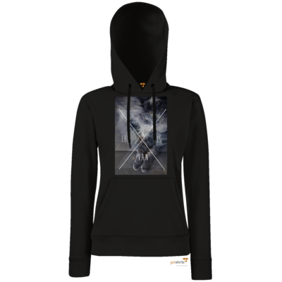 Motiv: Lady Hoodie Classic - Cat Content - bestimme auf Wunsch Details wie Produkt, Grösse, Farbe und Position selbst ! Motiv: Lady Hoodie Classic - Cat Content