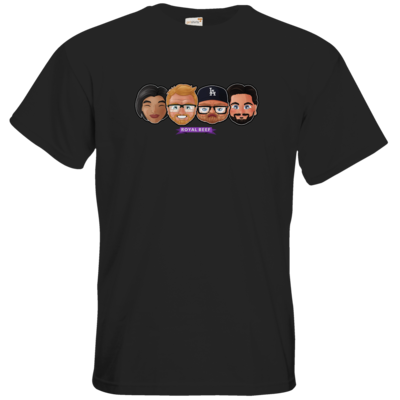 Motiv: T-Shirt Premium FAIR WEAR - Royal Beef - Faces - bestimme auf Wunsch Details wie Produkt, Grösse, Farbe und Position selbst ! Motiv: T-Shirt Premium FAIR WEAR - Royal Beef - Faces