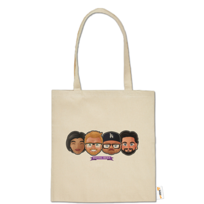 Motiv: Baumwolltasche - Royal Beef - Faces - bestimme auf Wunsch Details wie Produkt, Grösse, Farbe und Position selbst ! Motiv: Baumwolltasche - Royal Beef - Faces