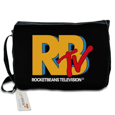 Motiv: Schultertasche - MTV Style Logo - bestimme auf Wunsch Details wie Produkt, Grösse, Farbe und Position selbst ! Motiv: Schultertasche - MTV Style Logo