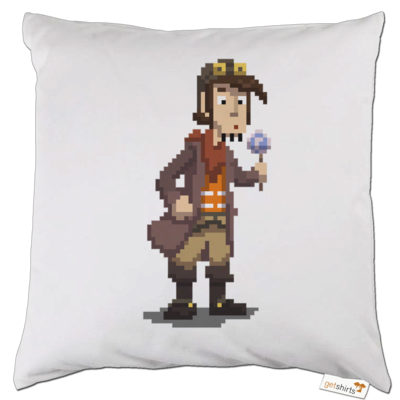 Motiv: Kissen - Deponia - Pixelrufus - bestimme auf Wunsch Details wie Produkt, Grösse, Farbe und Position selbst ! Motiv: Kissen - Deponia - Pixelrufus