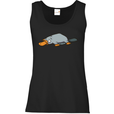 Motiv: Tank Top Damen Classic - Deponia - Luftschnabeltier - bestimme auf Wunsch Details wie Produkt, Grösse, Farbe und Position selbst ! Motiv: Tank Top Damen Classic - Deponia - Luftschnabeltier