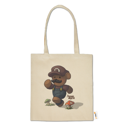 Motiv: Baumwolltasche - Annas Quest - Super Klempner - bestimme auf Wunsch Details wie Produkt, Grösse, Farbe und Position selbst ! Motiv: Baumwolltasche - Annas Quest - Super Klempner