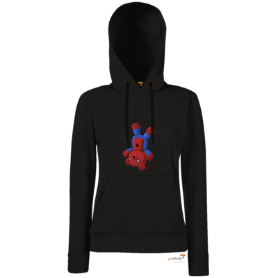 Motiv: Lady Hoodie Classic - Annas Quest - Amazing Spiderben - bestimme auf Wunsch Details wie Produkt, Grösse, Farbe und Position selbst ! Motiv: Lady Hoodie Classic - Annas Quest - Amazing Spiderben
