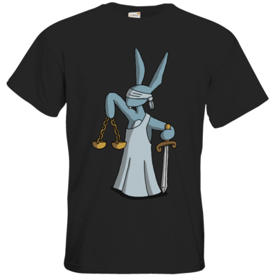 Motiv: T-Shirt Premium FAIR WEAR - Harveys neue Augen - Justitia - bestimme auf Wunsch Details wie Produkt, Grösse, Farbe und Position selbst ! Motiv: T-Shirt Premium FAIR WEAR - Harveys neue Augen - Justitia