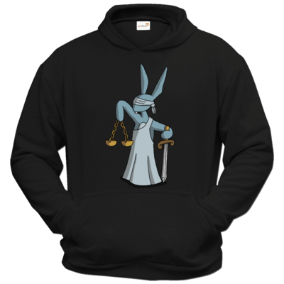 Motiv: Hoodie Classic - Harveys neue Augen - Justitia - bestimme auf Wunsch Details wie Produkt, Grösse, Farbe und Position selbst ! Motiv: Hoodie Classic - Harveys neue Augen - Justitia