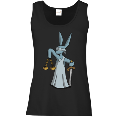 Motiv: Tank Top Damen Classic - Harveys neue Augen - Justitia - bestimme auf Wunsch Details wie Produkt, Grösse, Farbe und Position selbst ! Motiv: Tank Top Damen Classic - Harveys neue Augen - Justitia