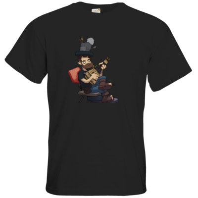 Motiv: T-Shirt Premium FAIR WEAR - Deponia - Poki - bestimme auf Wunsch Details wie Produkt, Grösse, Farbe und Position selbst ! Motiv: T-Shirt Premium FAIR WEAR - Deponia - Poki