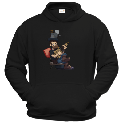 Motiv: Hoodie Classic - Deponia - Poki - bestimme auf Wunsch Details wie Produkt, Grösse, Farbe und Position selbst ! Motiv: Hoodie Classic - Deponia - Poki