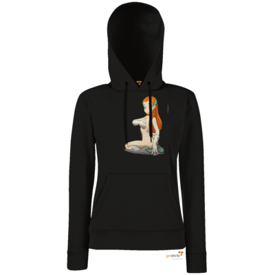 Motiv: Lady Hoodie Classic - Deponia - Goal - bestimme auf Wunsch Details wie Produkt, Grösse, Farbe und Position selbst ! Motiv: Lady Hoodie Classic - Deponia - Goal