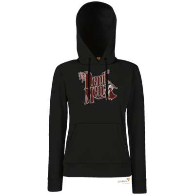 Motiv: Lady Hoodie Classic - The Devils Men - red - bestimme auf Wunsch Details wie Produkt, Grösse, Farbe und Position selbst ! Motiv: Lady Hoodie Classic - The Devils Men - red