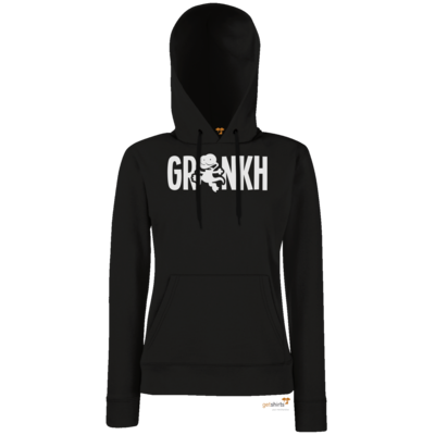 Motiv: Lady Hoodie Classic - Lurch sw - bestimme auf Wunsch Details wie Produkt, Grösse, Farbe und Position selbst ! Motiv: Lady Hoodie Classic - Lurch sw