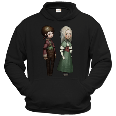 Motiv: Hoodie Classic - The Devils Men - Emily und Adelaide - bestimme auf Wunsch Details wie Produkt, Grösse, Farbe und Position selbst ! Motiv: Hoodie Classic - The Devils Men - Emily und Adelaide