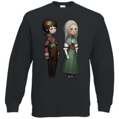 Motiv: Sweatshirt Classic - The Devils Men - Emily und Adelaide - bestimme auf Wunsch Details wie Produkt, Grösse, Farbe und Position selbst ! Motiv: Sweatshirt Classic - The Devils Men - Emily und Adelaide
