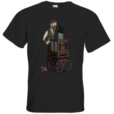 Motiv: T-Shirt Premium FAIR WEAR - The Devils Men - Orgelspieler - bestimme auf Wunsch Details wie Produkt, Grösse, Farbe und Position selbst ! Motiv: T-Shirt Premium FAIR WEAR - The Devils Men - Orgelspieler