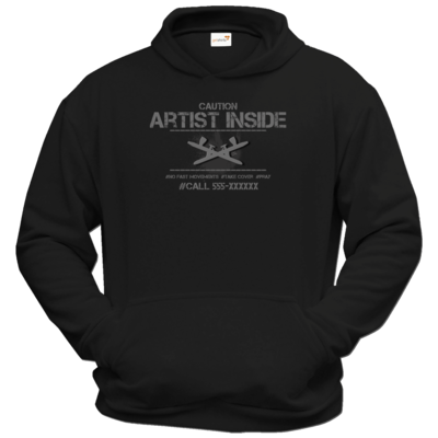 Motiv: Hoodie Classic - artistinside - bestimme auf Wunsch Details wie Produkt, Grösse, Farbe und Position selbst ! Motiv: Hoodie Classic - artistinside