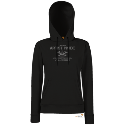 Motiv: Lady Hoodie Classic - artistinside - bestimme auf Wunsch Details wie Produkt, Grösse, Farbe und Position selbst ! Motiv: Lady Hoodie Classic - artistinside