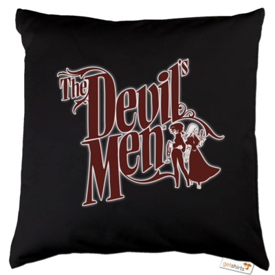 Motiv: Kissen Baumwolle - The Devils Men - red - bestimme auf Wunsch Details wie Produkt, Grösse, Farbe und Position selbst ! Motiv: Kissen Baumwolle - The Devils Men - red