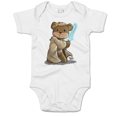 Motiv: Baby Body Organic - Annas Quest - Ben Kenobi - bestimme auf Wunsch Details wie Produkt, Grösse, Farbe und Position selbst ! Motiv: Baby Body Organic - Annas Quest - Ben Kenobi