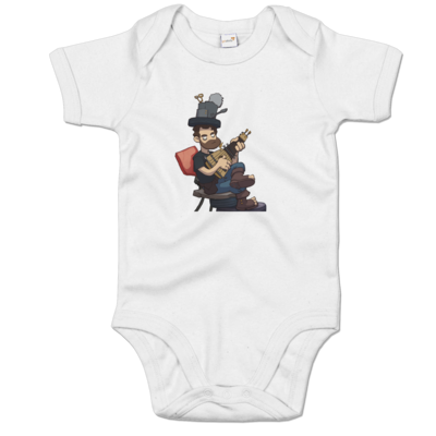 Motiv: Baby Body Organic - Deponia - Poki - bestimme auf Wunsch Details wie Produkt, Grösse, Farbe und Position selbst ! Motiv: Baby Body Organic - Deponia - Poki