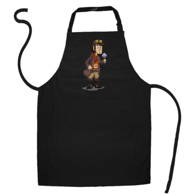 Motiv: Schürze - Deponia - Pixelrufus - bestimme auf Wunsch Details wie Produkt, Grösse, Farbe und Position selbst ! Motiv: Schürze - Deponia - Pixelrufus