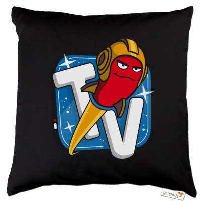 Motiv: Kissen Baumwolle - Senderlogo - bestimme auf Wunsch Details wie Produkt, Grösse, Farbe und Position selbst ! Motiv: Kissen Baumwolle - Senderlogo